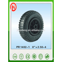 8''*2.50-4 rubber wheel /pneumatic wheel ,lug pattern